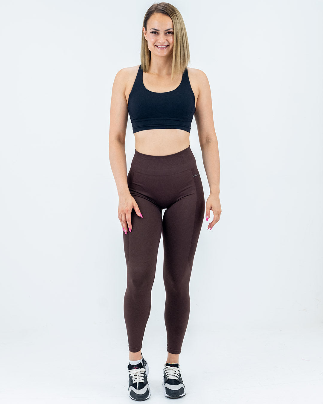 VEVAwear Confident Leggings Chocolate Brown – product detail