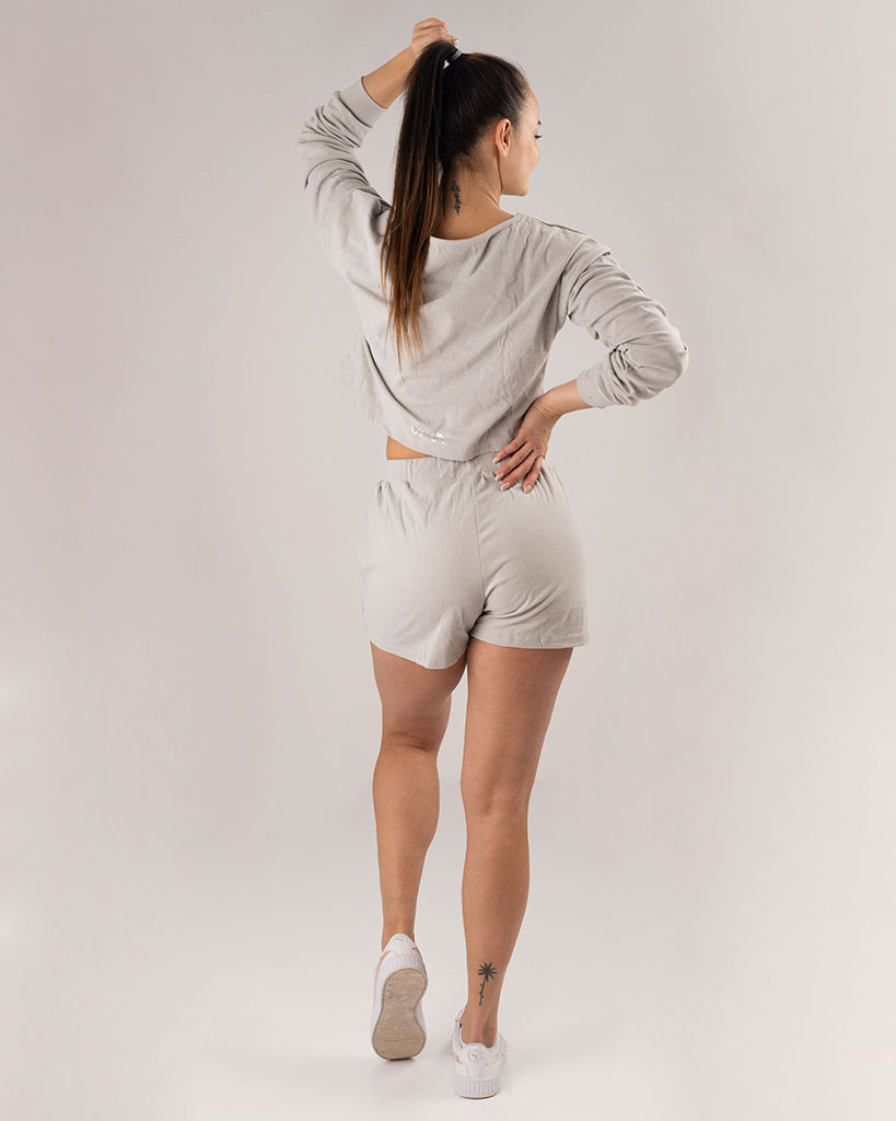 VEVAwear Super Cozy Set Pearl Grey – close-up detail