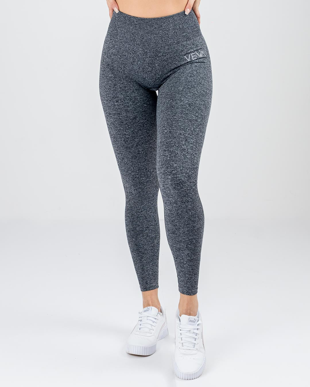 VEVAwear Sculpt Leggings Ash Gray – front view