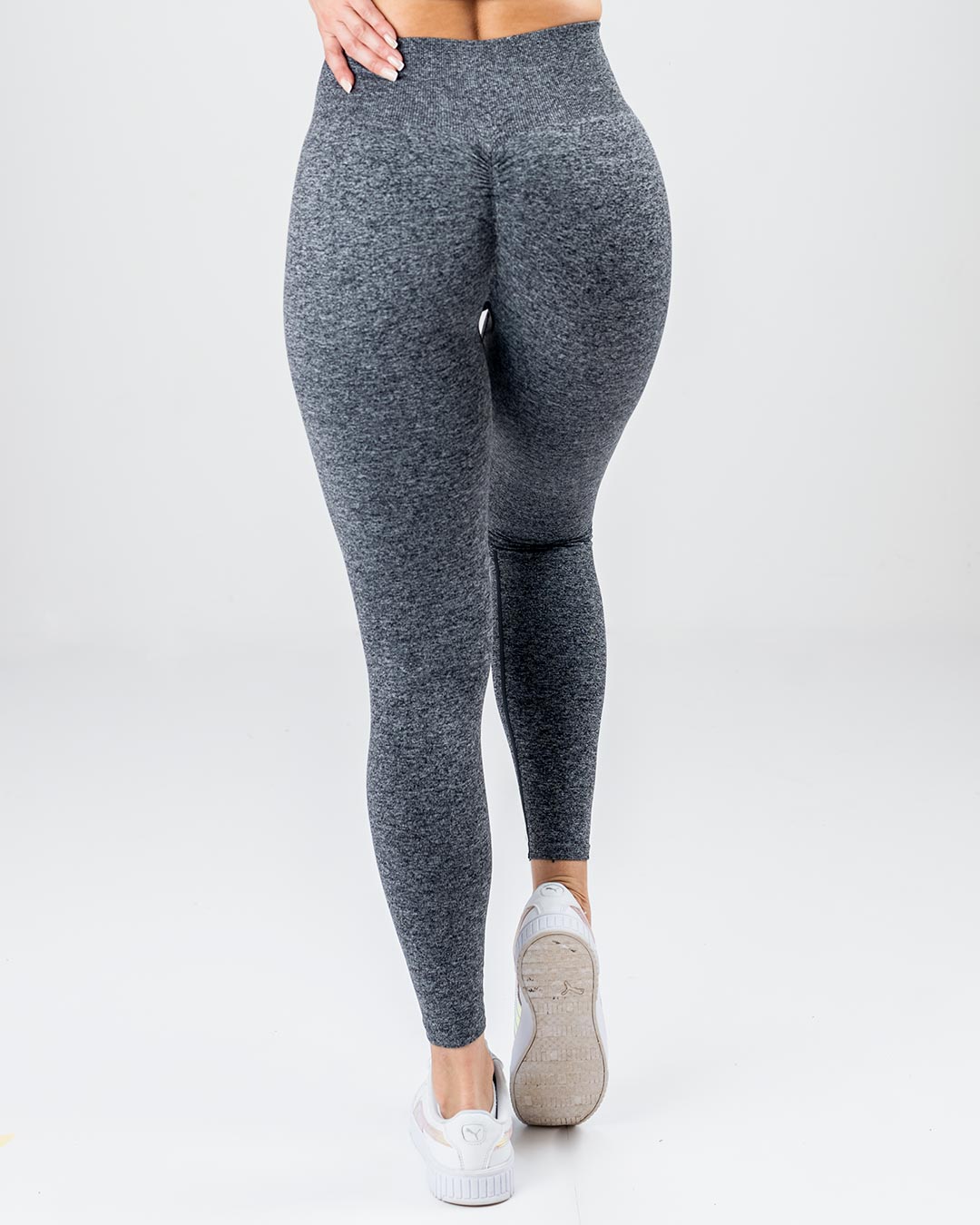 VEVAwear Sculpt Leggings Ash Gray – back view