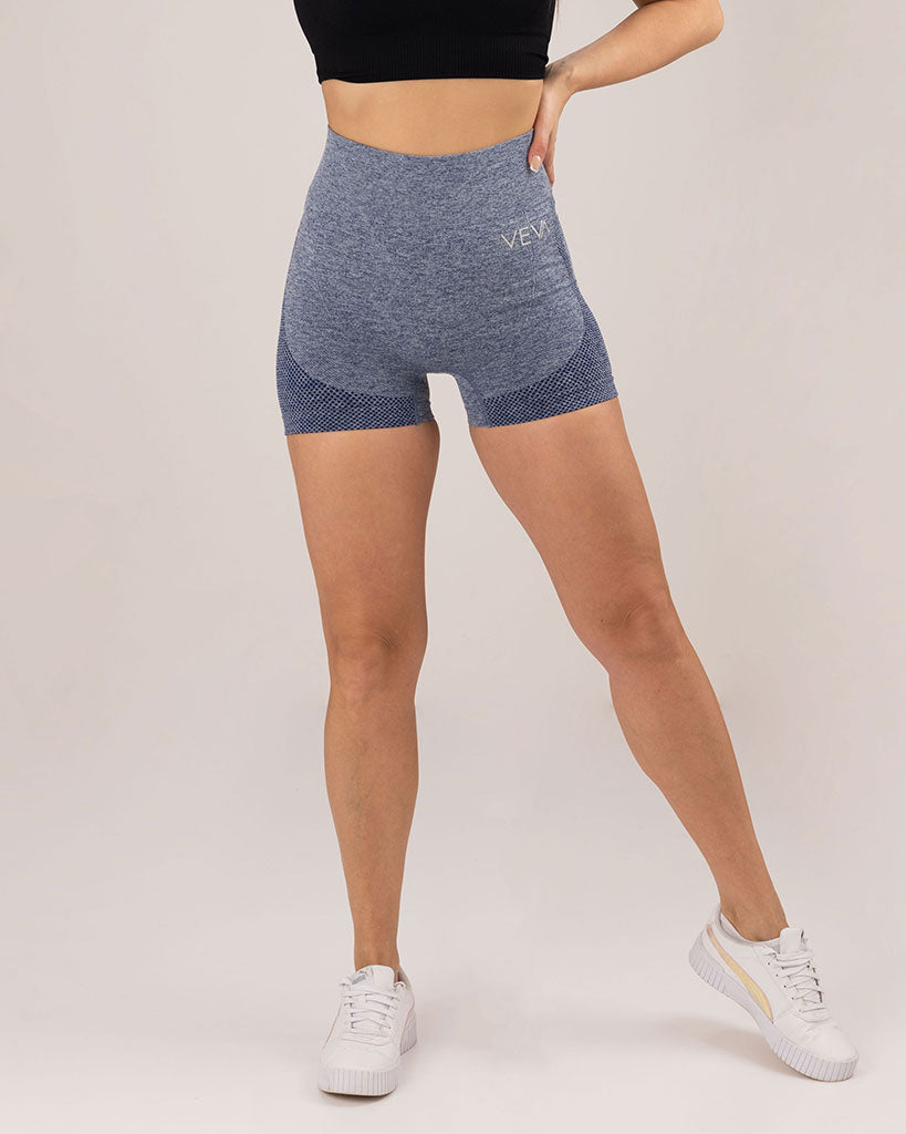 VEVAwear Flexfit Shorts Blue – back view