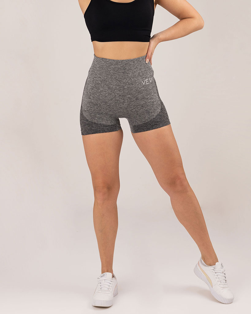 VEVAwear Flexfit Shorts Gray – front view