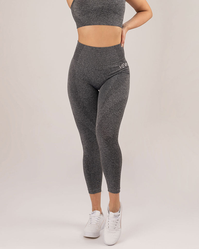 VEVAwear Active Leggings Ash Grey – side view