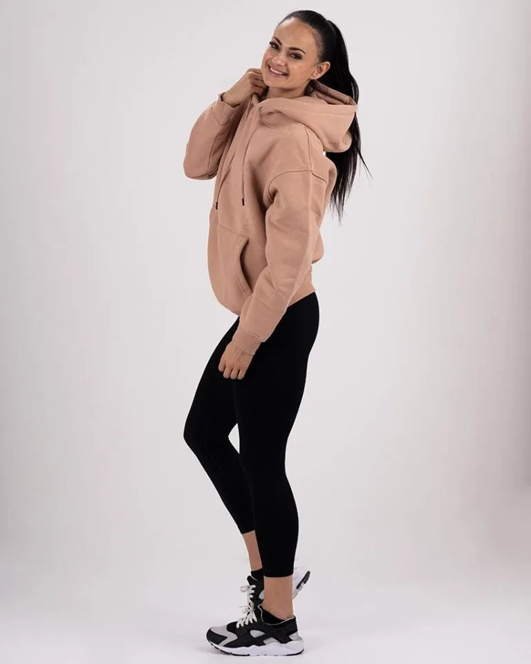VEVAwear Soft Hoodie Sand Pink – side view