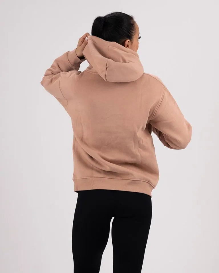 VEVAwear Soft Hoodie Sand Pink – close-up detail