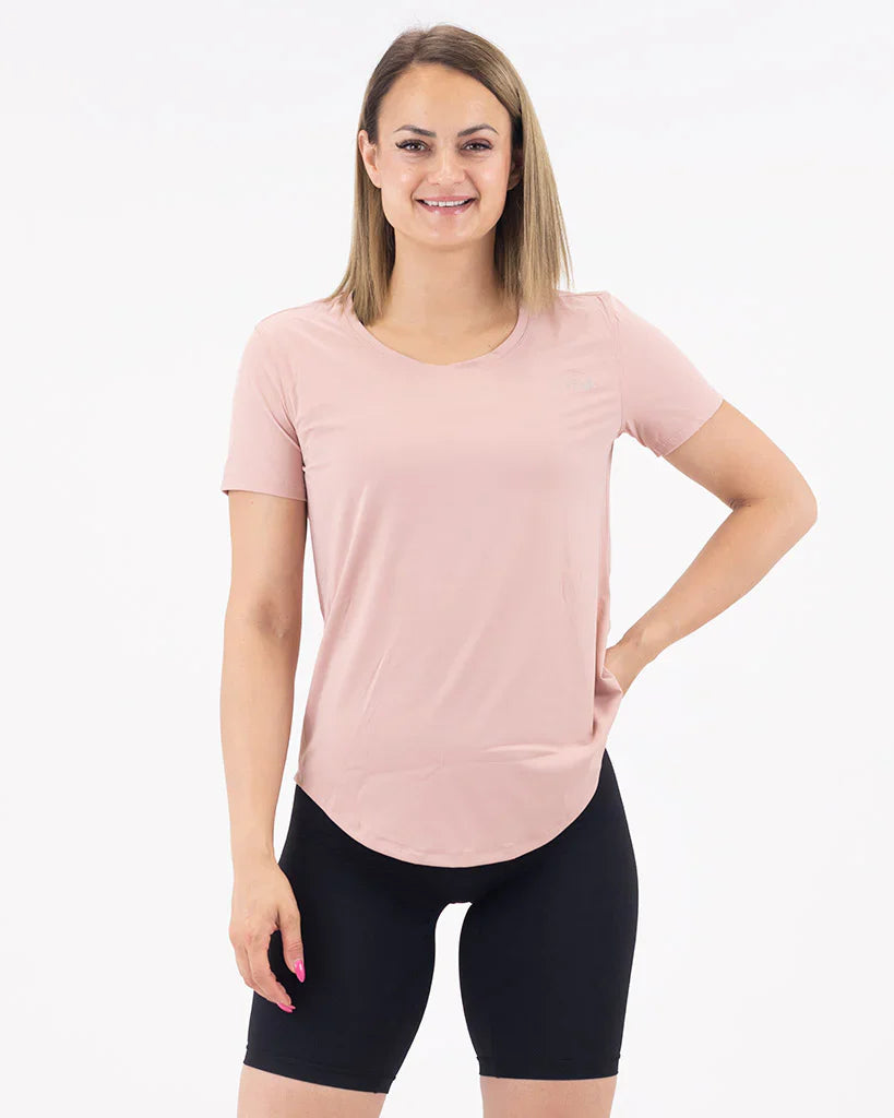 VEVAwear Feather T-shirt Ultra White – front view