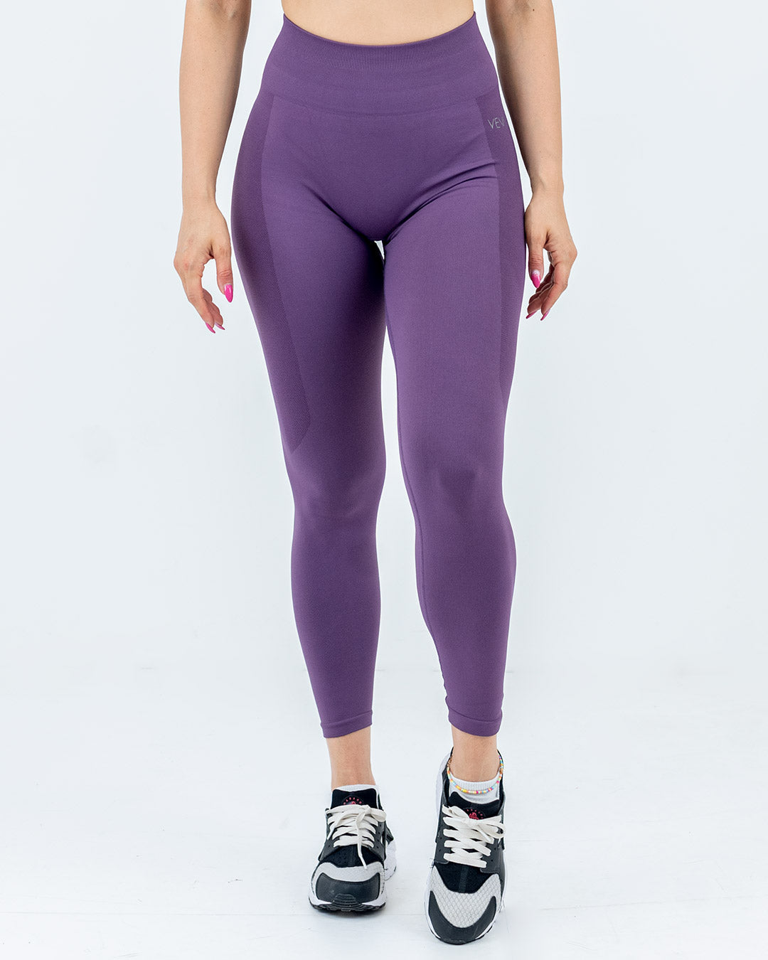 VEVAwear Confident Leggings Royal Purple – front view