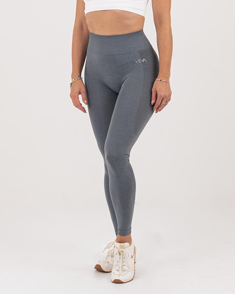 VEVAwear Confident Leggings Graphite Gray – front view