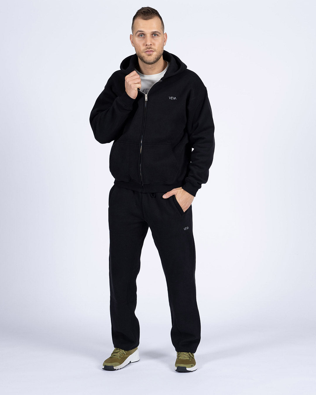 VEVAwear Soft Wide Pants Mighty Black – product detail