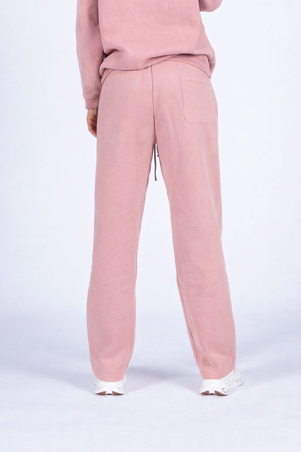 VEVAwear Soft Wide Pants Powder Pink – side view