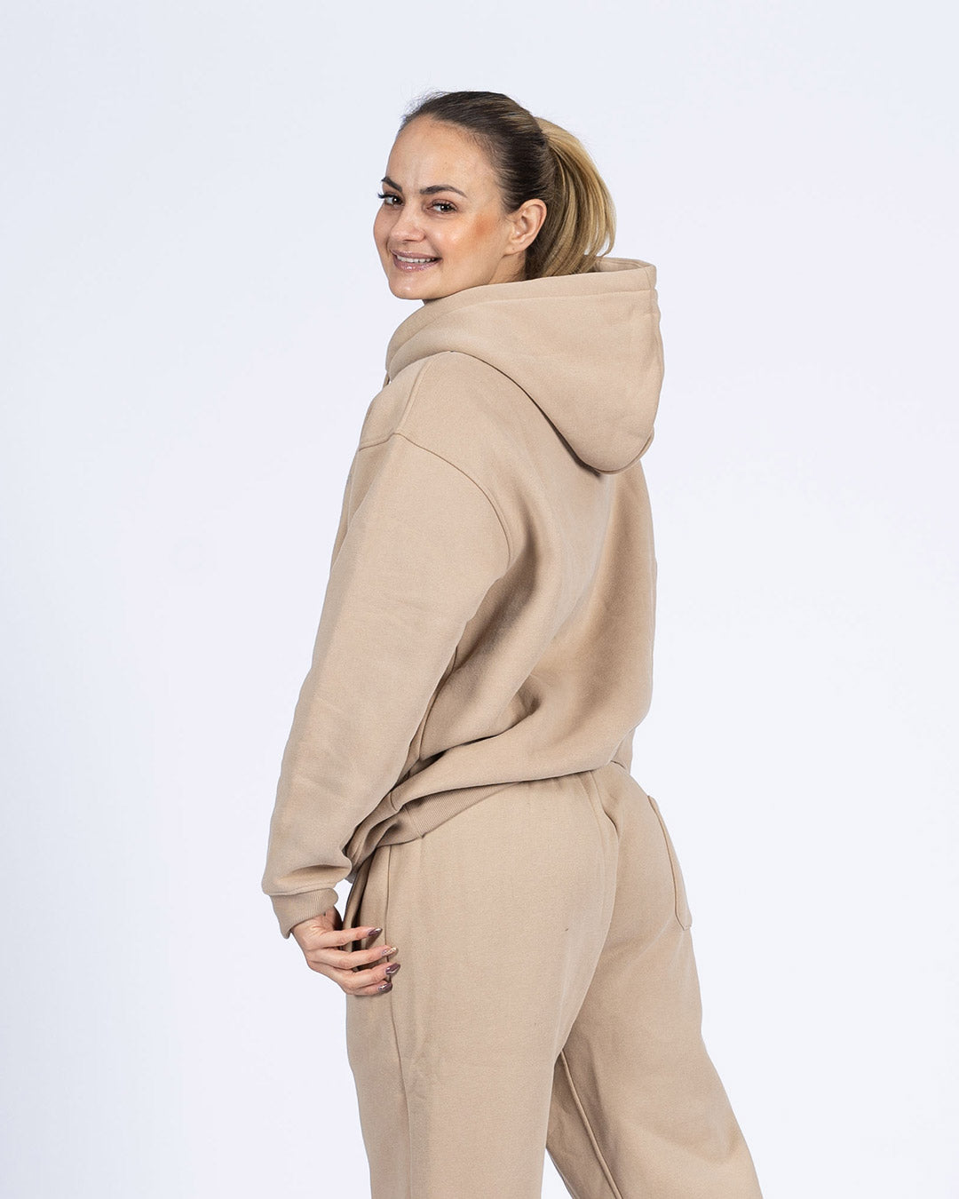 VEVAwear Soft Jacket Sand Beige – side view