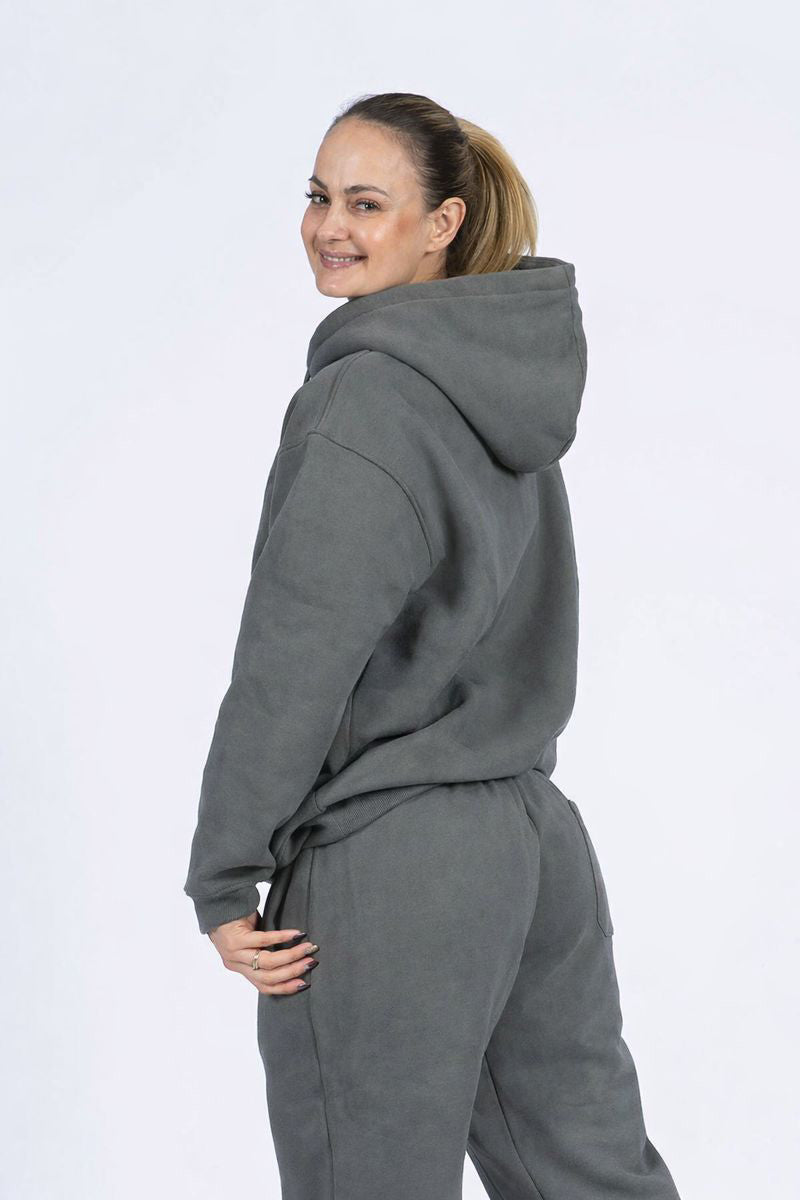 VEVAwear Soft Jacket Olive Green – back view