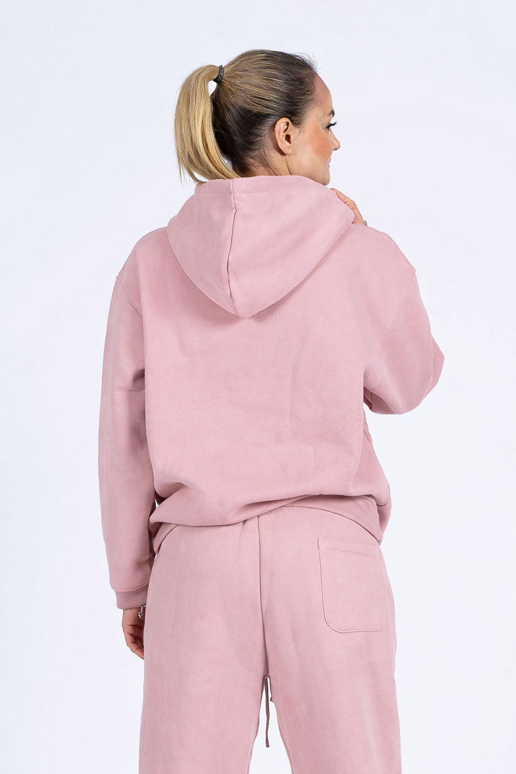 VEVAwear Soft Jacket Powder Pink – side view