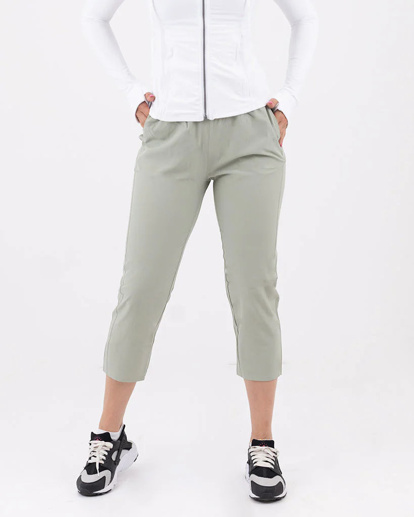 VEVAwear Casual Capri Pants Menthol Green – product detail