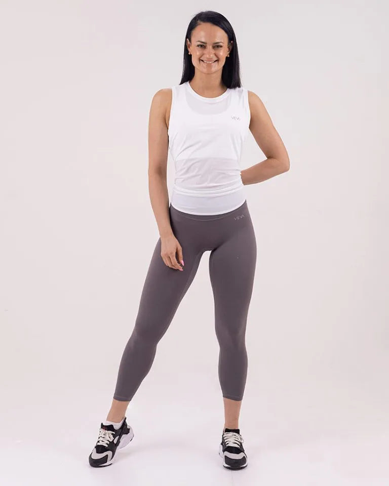 VEVAwear Casual Sleeveless Shirt Ultra White – product detail
