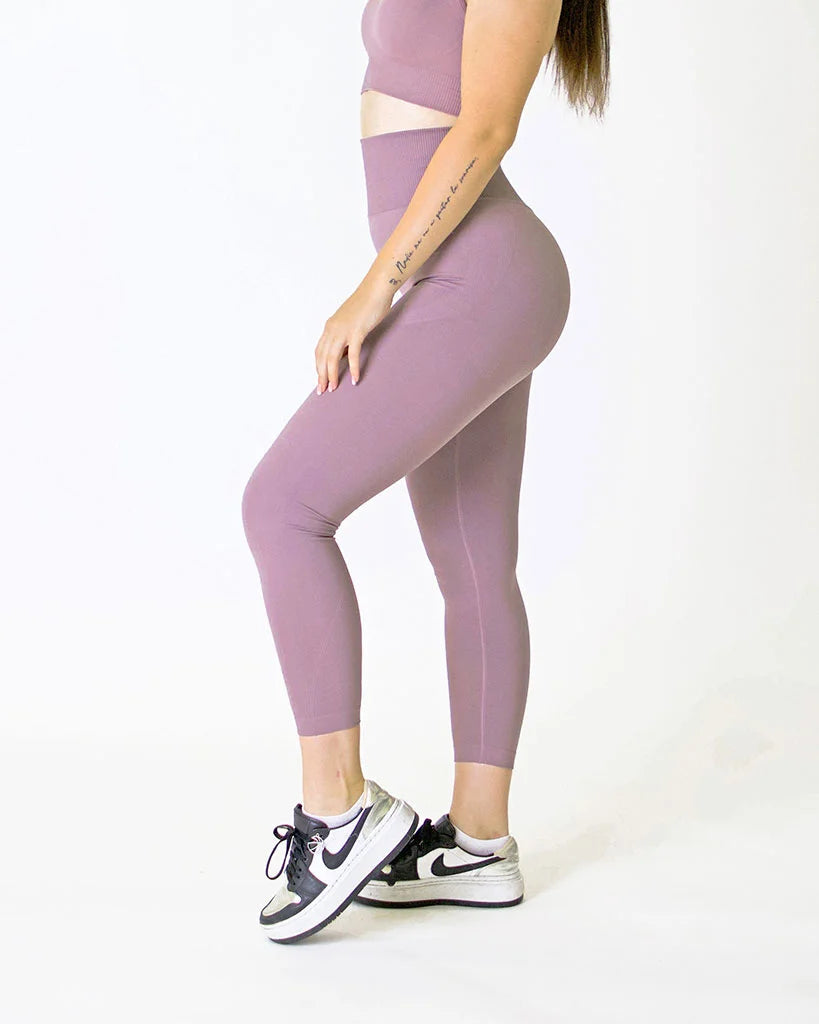 VEVAwear Confident Leggings Vintage Pink – side view