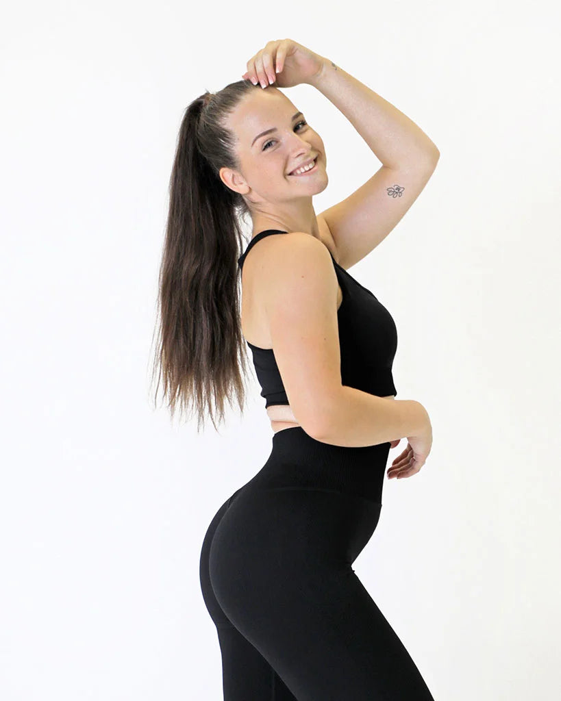 VEVAwear Confident Sports Bra Mighty Black – product detail