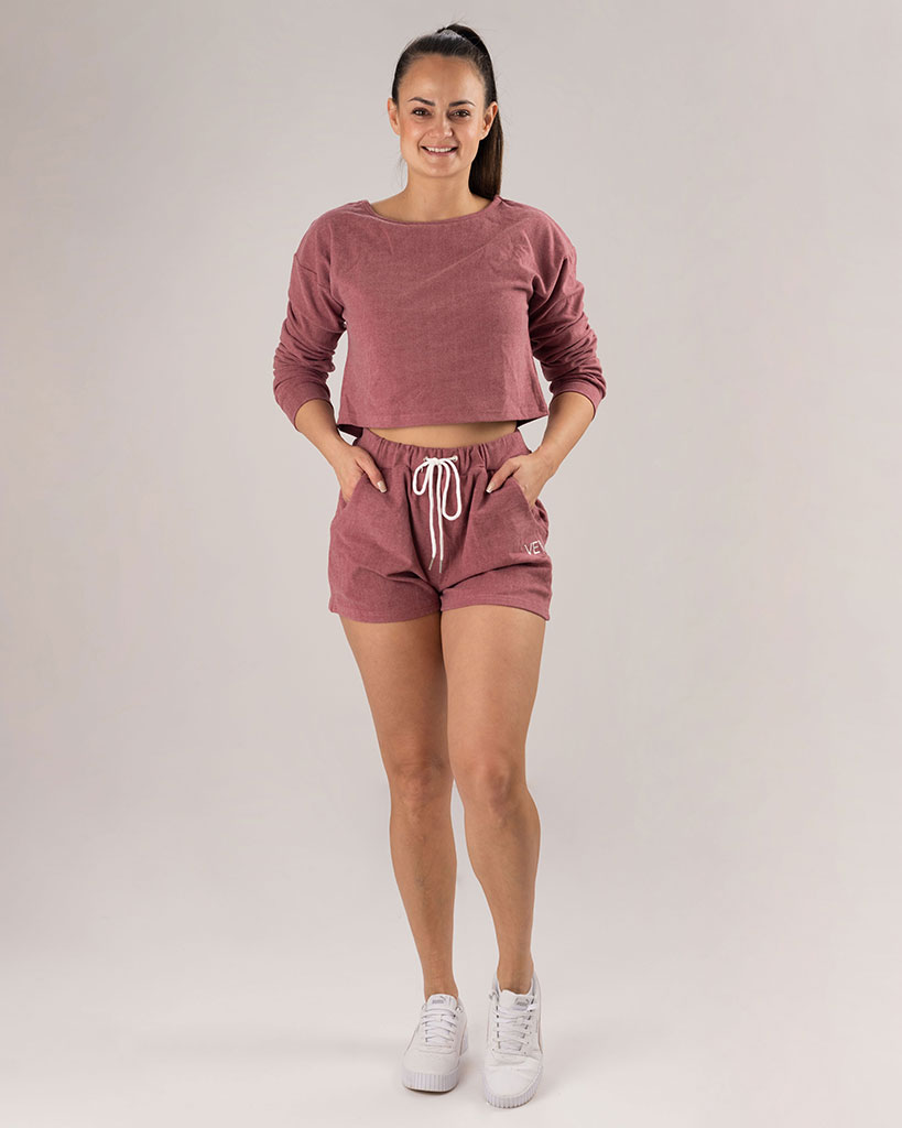 VEVAwear Super Cozy Set Fluffy Red – close-up detail