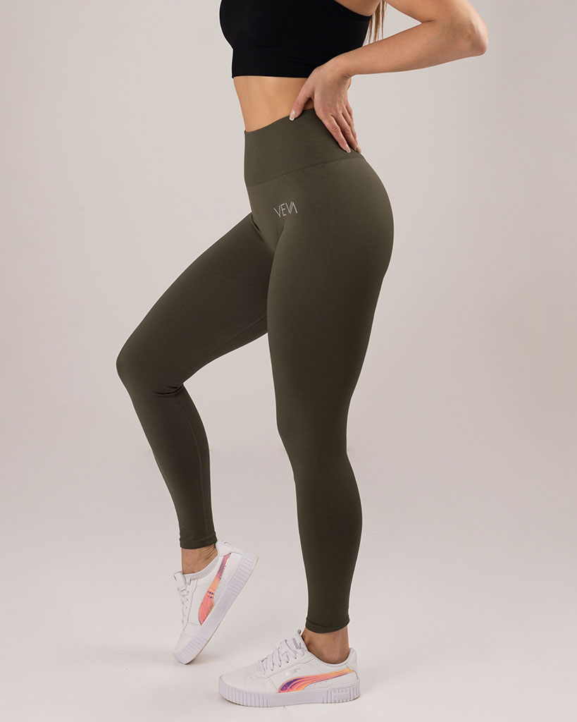 VEVAwear Comfort Leggings Olive Green – product detail