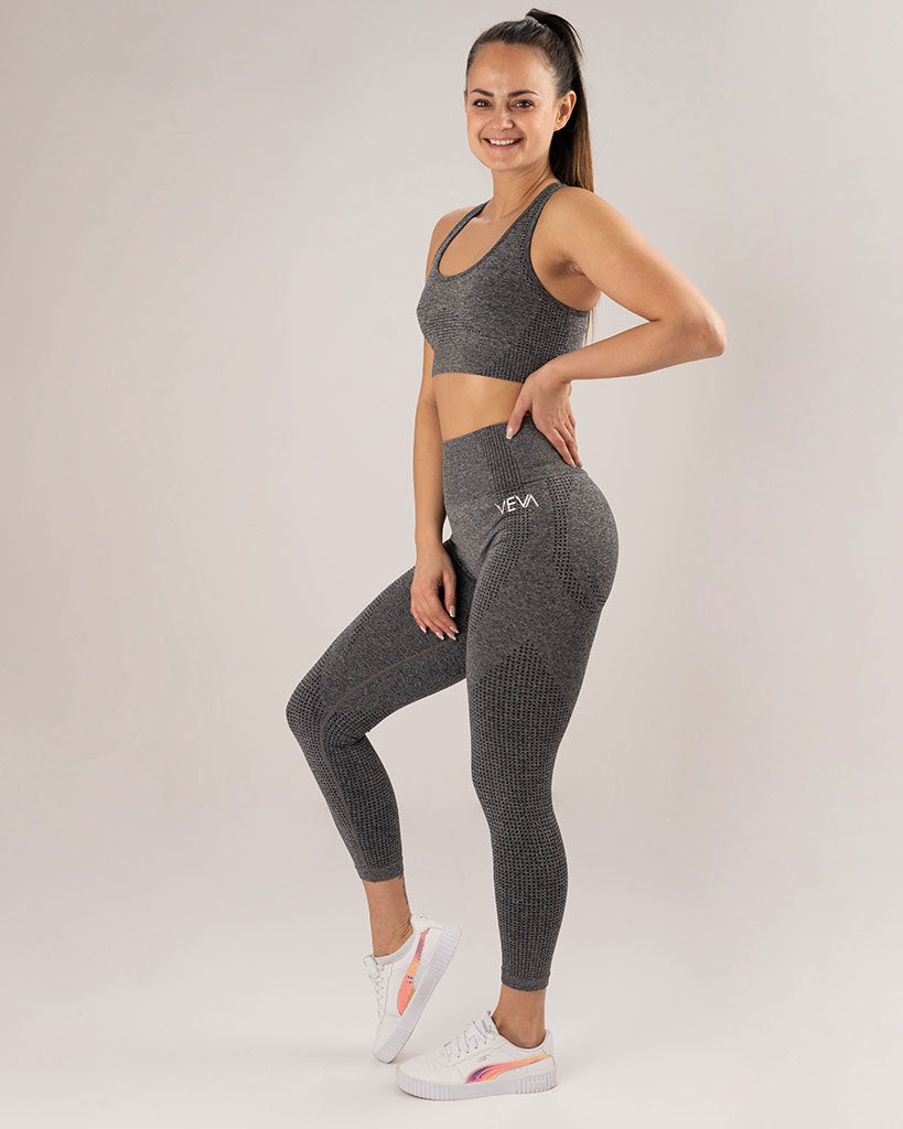 VEVAwear Active Sports Bra Gray – side view