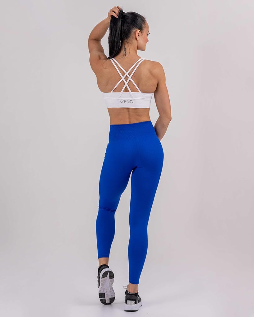VEVAwear Comfort Leggings Cobalt Blue – side view