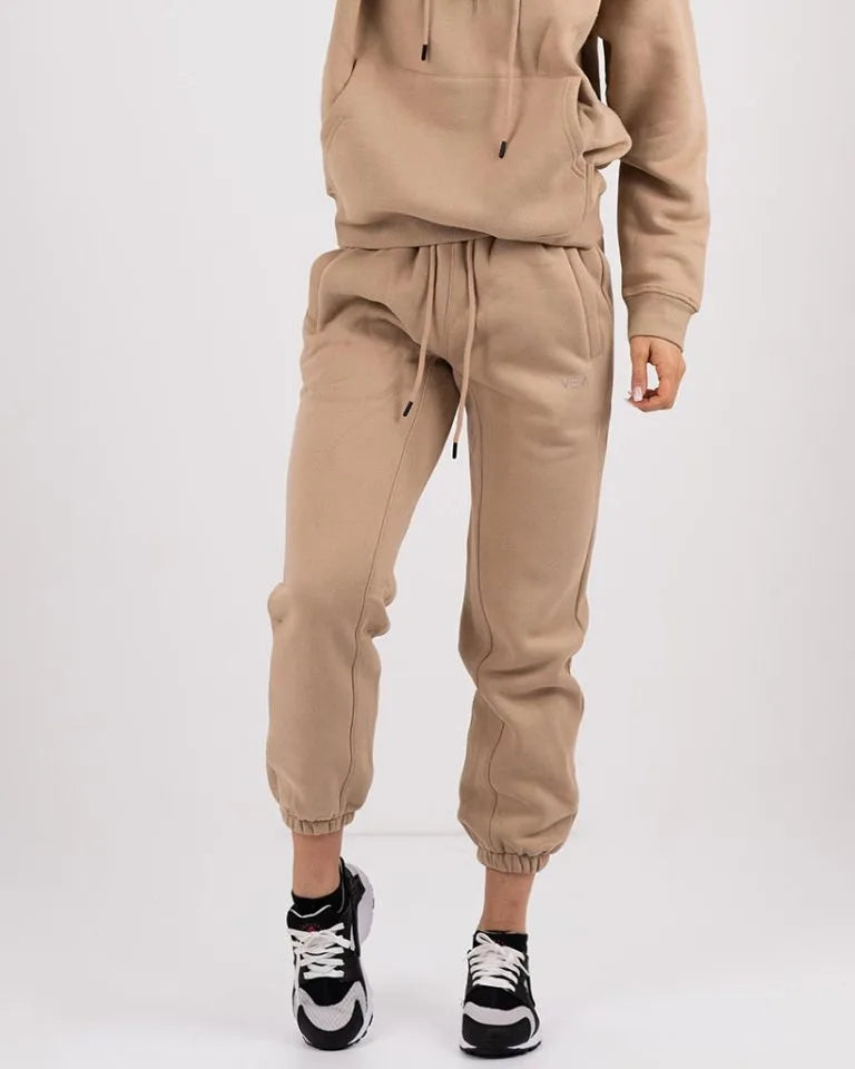 VEVAwear Soft Long Pants Sand Beige – close-up detail