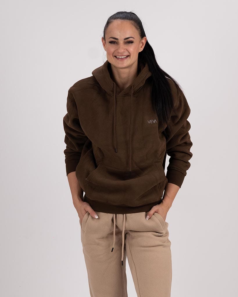 VEVAwear Soft Hoodie Earth Brown – product detail