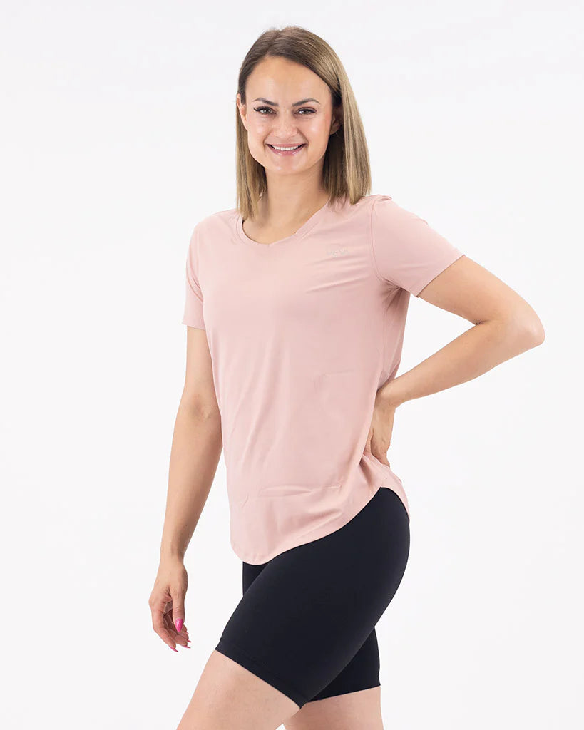 VEVAwear Feather T-shirt Powder Pink – product detail