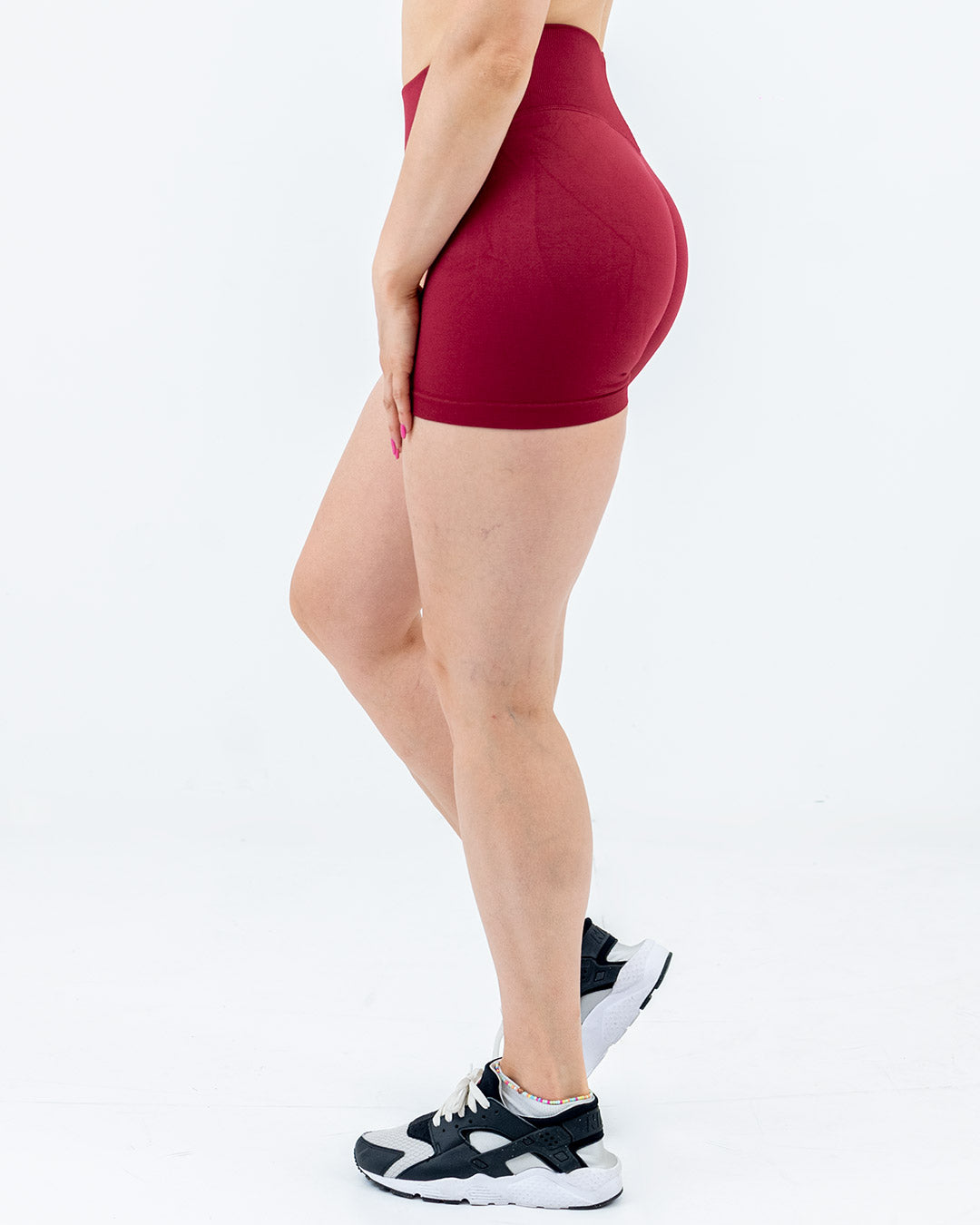 VEVAwear Shape Shorts Wine Red – side view