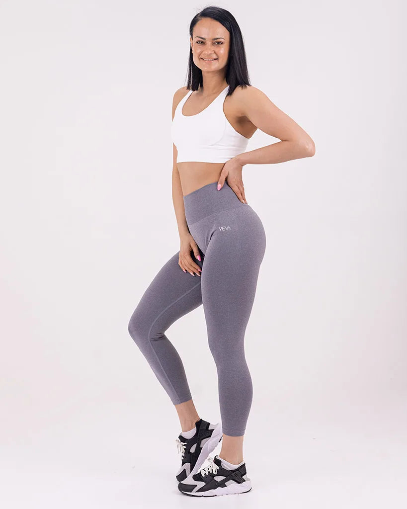 VEVAwear Lift Leggings Ice Grey – back view