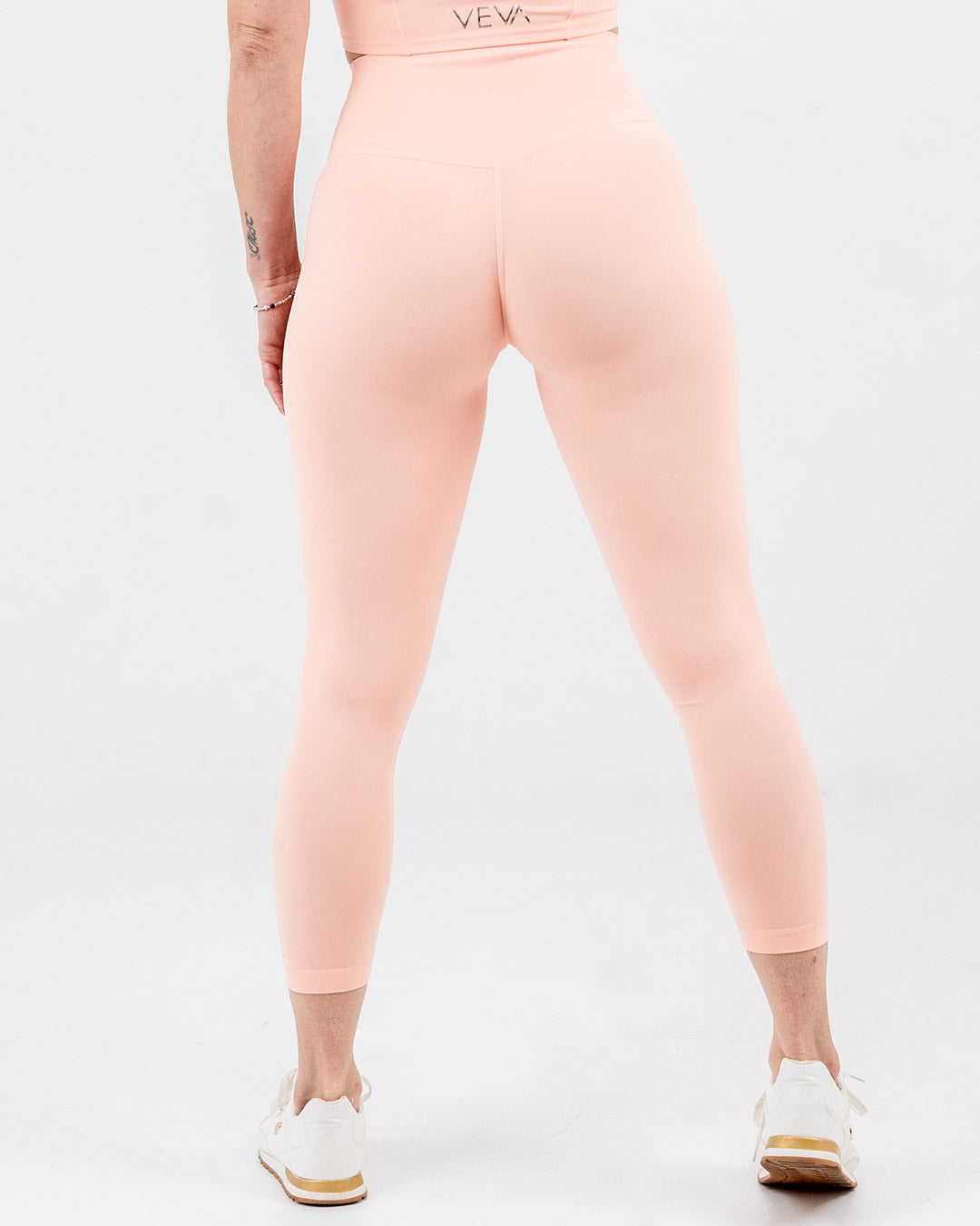 Feather leggings baby rose