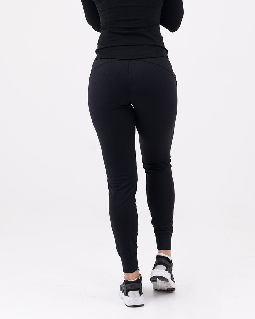VEVAwear Feather Pants Mighty Black – side view