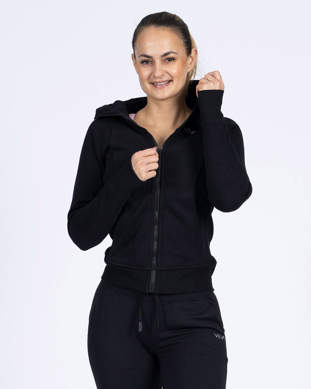 VEVAwear Motion Jacket Mighty Black – back view