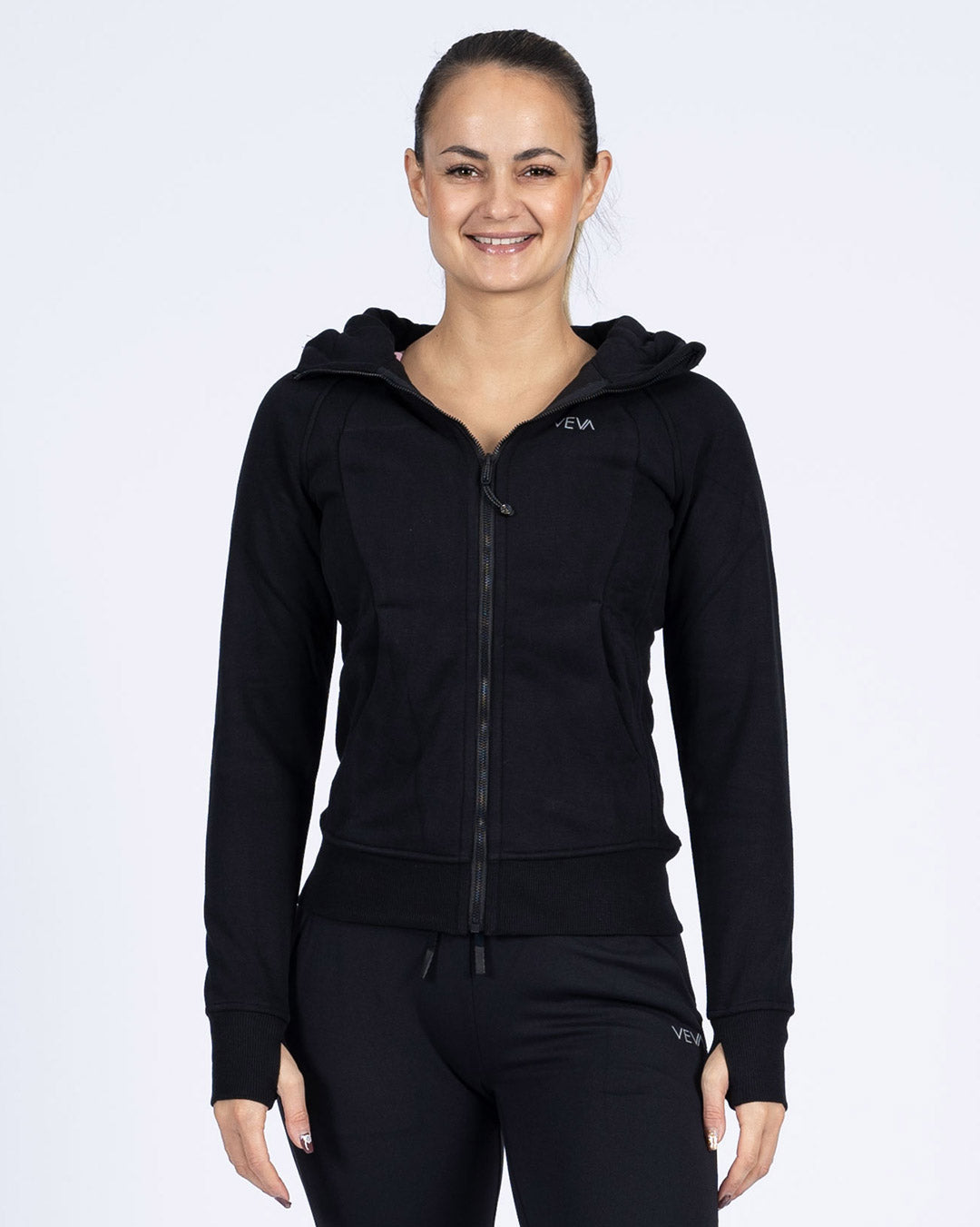 VEVAwear Motion Jacket Mighty Black – back view