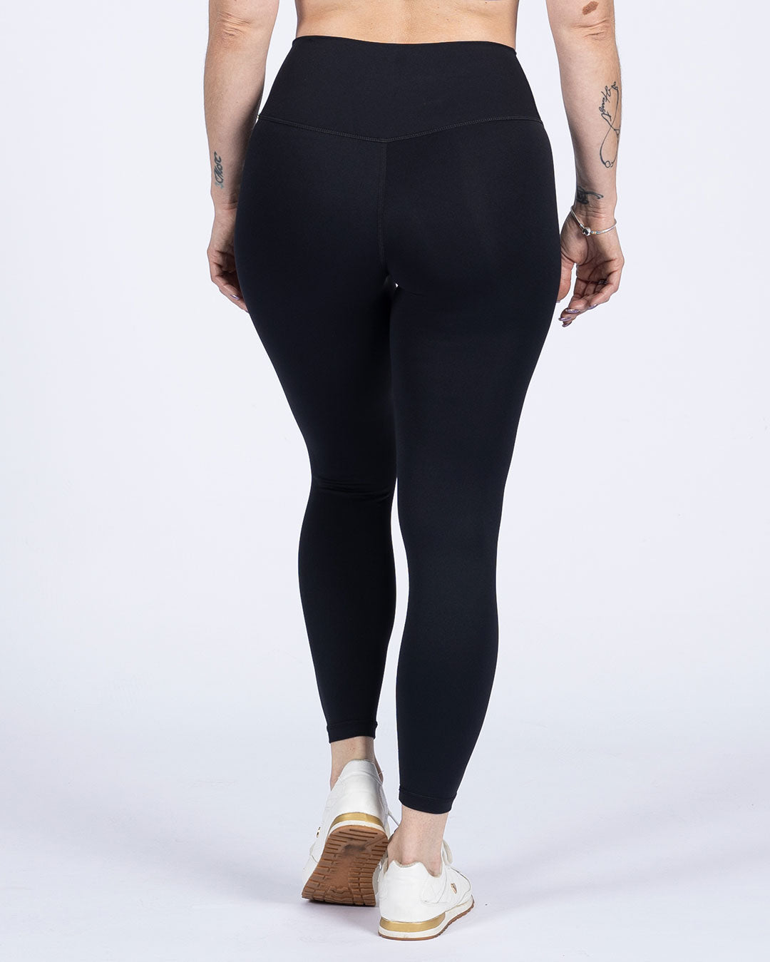VEVAwear Feather Leggings Mighty Black – back view